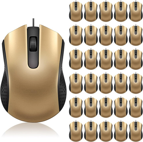 Confezione mouse cablato - 1, usb