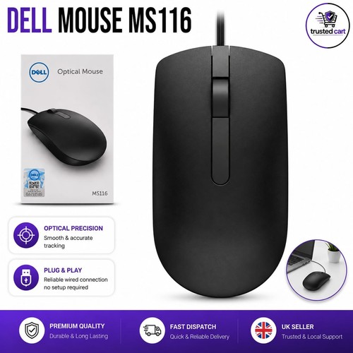 Dell ms116 usb - dell, ottico