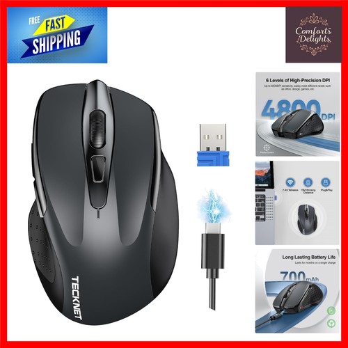 Mouse wireless ergonomico - wireless,